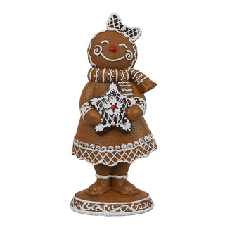 MRS GINGERBREAD STAR 16CM
