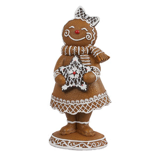 MRS GINGERBREAD STAR 16CM