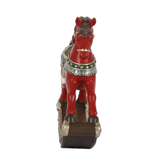 RESIN ROCKING HORSE 20CM