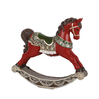 RESIN ROCKING HORSE 20CM