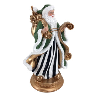 SANTA GREEN, BLACK & WHITE - 28CM