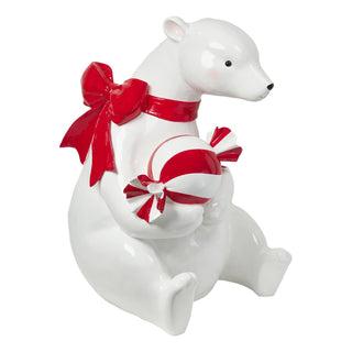 POLAR BEAR CANDY SITTING MEDIUM