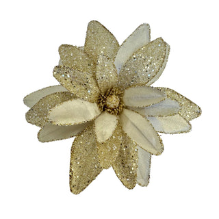 IVORY GLITTER POINSETTIA