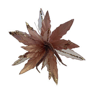 ROSE PINK GLITTER POINSETTIA