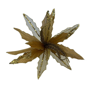 GOLD GLITTER POINSETTIA