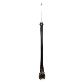 CLEAR RAINDROP 15CM - GLASS