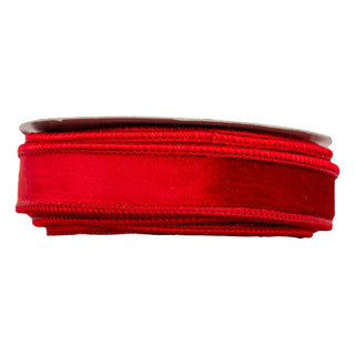 RED VELVET RIBBON - 25MM