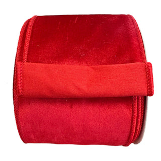 RED VELVET RIBBON - 100MM
