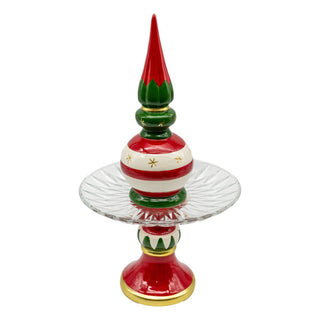 RED GREEN CANDY PLATE