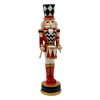 RED WHITE & BLACK NUTCRACK - 33CM