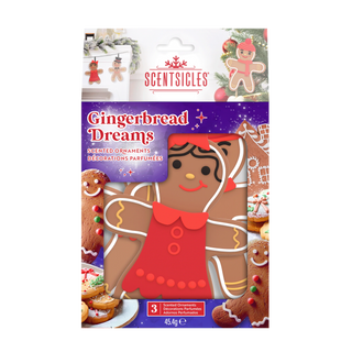 SCENTSICLES GINGERBREAD DREAMS ORNAMENTS - 3 PACK