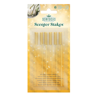 SCENTSICLES SCENTER GOLD STAKES - 6 PIECES