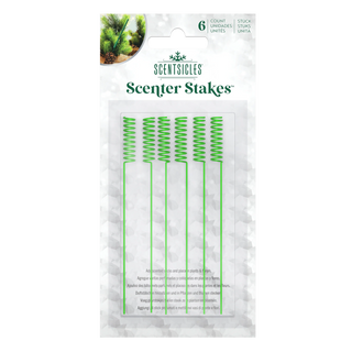 SCENTSICLES SCENTER GREEN STAKES - 6 PIECES