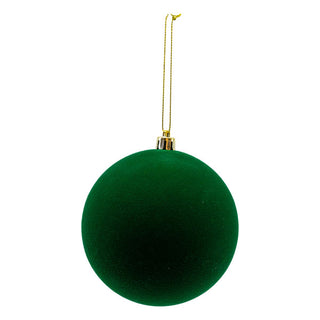 VELVET BALL 10CM - SHATTERPROOF - 4 VARIANTS