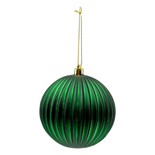 LINED BALL 10CM - SHATTERPROOF - 6 VARIANTS