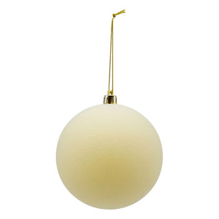 VELVET BALL 10CM - SHATTERPROOF - 4 VARIANTS