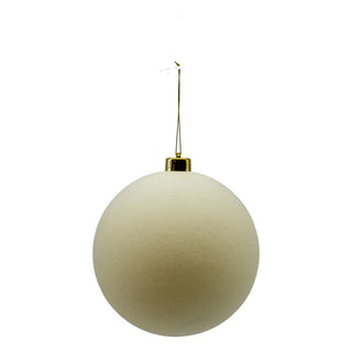 VELVET BALL 15CM - SHATTERPROOF - 4 VARIANTS
