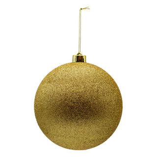 GLITTER BALL 15CM - SHATTERPROOF - 5 VARIANTS