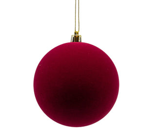 VELVET BALL 15CM - SHATTERPROOF - 4 VARIANTS