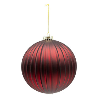 LINED BALL 15CM - SHATTERPROOF - 5 VARIANTS
