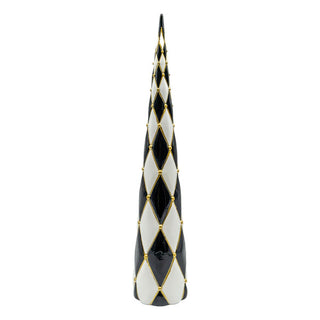 BLACK WHITE TREE - 50CM
