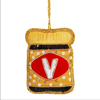 VEGEMITE SEQUIN HANGING ORNAMENT