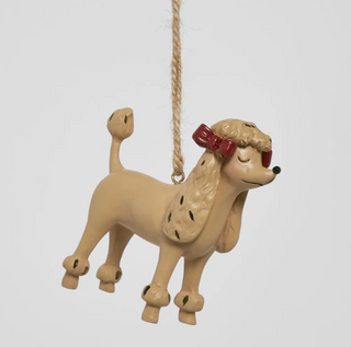 LADY HANGING DOG