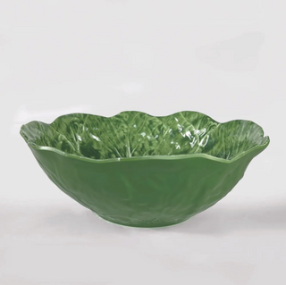 LUXE CABBAGE LEAF SERVING BOWL - LARGE