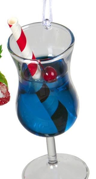 COCKTAIL CHRISTMAS ORNAMENTS - 3 VARIANTS