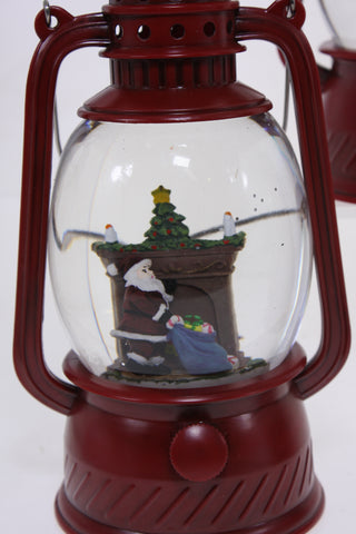 RED LANTERN SMALL - LED GLITTER GLOBE