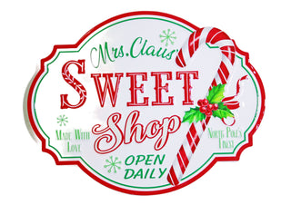 METAL SIGN - MRS. CLAUS' SWEET SHOP