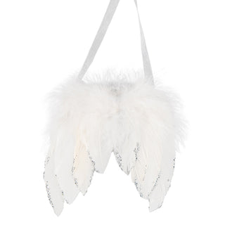 WHIMSICAL FABRIC WHITE WINGS