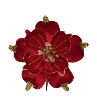 GILDED MAGNOLIA RED 20CM
