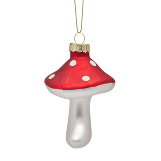 RED & WHITE MUSHROOM - GLASS