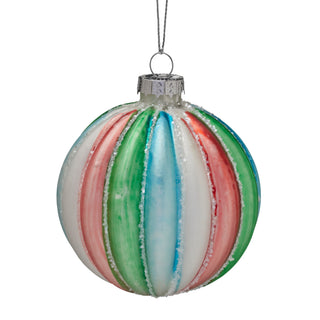 BAUBLE MULTI COLOUR STRIPE