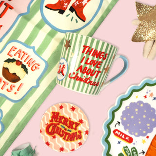 THINGS I LOVE ABOUT CHRISTMAS MUG