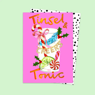 TINSEL & TONIC CARD