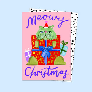 MEOWY CHRISTMAS CARD