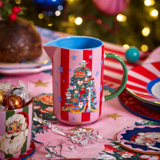 CHRISTMAS TREE CANDY STRIPE JUG