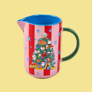 CHRISTMAS TREE CANDY STRIPE JUG