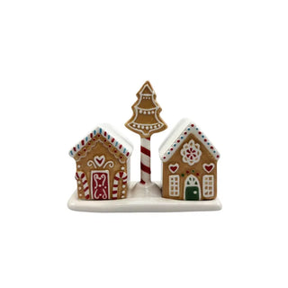 GINGERBREAD HOUSE SALT & PEPPER SHAKER SET