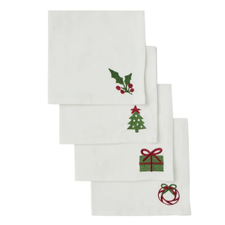 CHRISTMAS MOTIF NAPKIN - SET OF 4