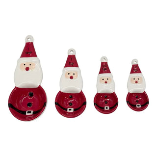SANTA MEASURING SPOONS - SET OF 4