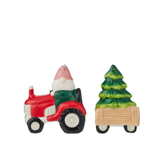 MERRY TRACTOR SALT & PEPPER SHAKER SET