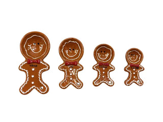 GINGERBREAD MEASURING SPOONS - SET OF 4