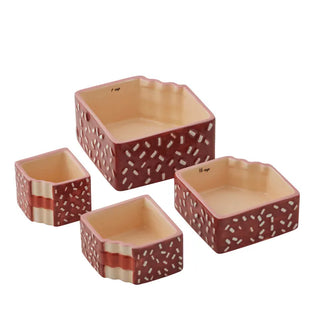 TUCKER CERAMIC MEASURING CUPS - SET OF 4