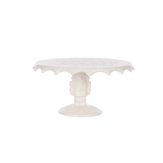 22 CM WHITE NUTCRACKER CAKE STAND