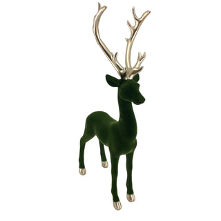GREEN GOLD STANDING DEER