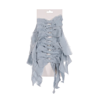 SET/10 5 CM LIGHT BLUE RAW BOWS