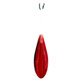 RED CRYSTAL DROP - 12CM